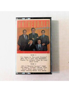 The Cathedrals Distinctively Music Cassette 1980s Gospel Songs